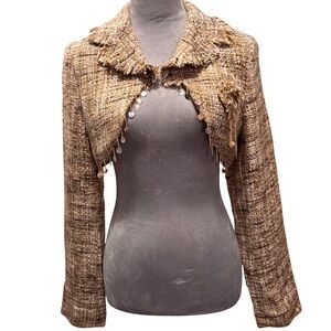Marineblu Brown Tweed Women's Blazer